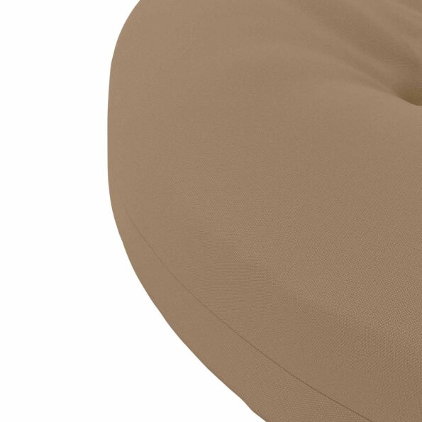 vidaXL 4-dielne sedacie vankúše 4 ks 100% polyester Sivohnedá – Obrázok 5