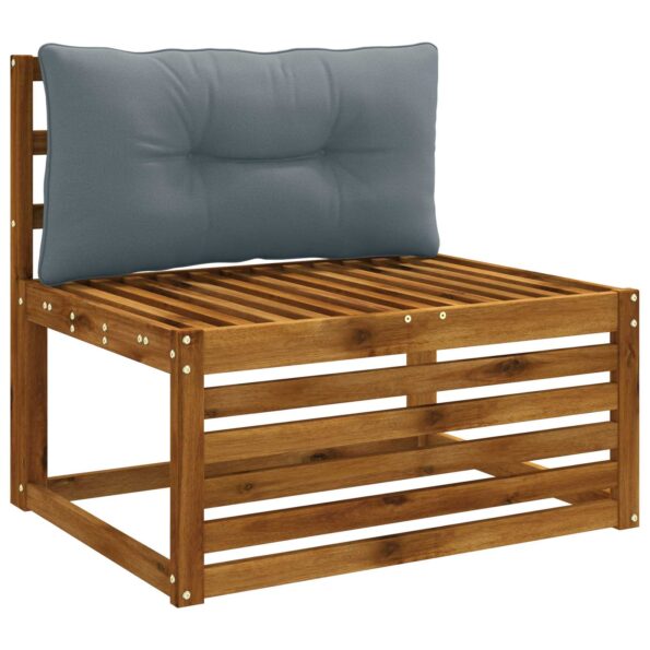vidaXL Vankúš na chrbát PUTTEN 100% polyester Modrá 70 x 40 x 10 cm – Obrázok 2