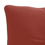 vidaXL Vankúš na chrbát PUTTEN 100% polyester Červená 70 x 40 x 10 cm – Obrázok 5