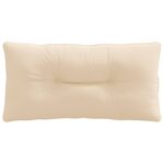 vidaXL Vankúš na chrbát PUTTEN 100% polyester Krémová 70 x 40 x 10 cm – Obrázok 3