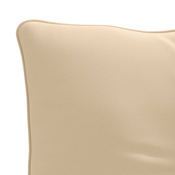 vidaXL Vankúš na chrbát PUTTEN 100% polyester Krémová 70 x 40 x 10 cm – Obrázok 5