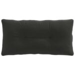 vidaXL Vankúš na chrbát PUTTEN 100% polyester Čierna 70 x 40 x 10 cm – Obrázok 3