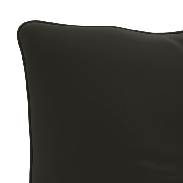 vidaXL Vankúš na chrbát PUTTEN 100% polyester Čierna 70 x 40 x 10 cm – Obrázok 5