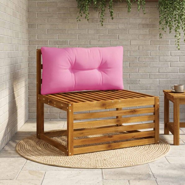 vidaXL Vankúš na chrbát PUTTEN 100% polyester Ružová 70 x 40 x 10 cm – Obrázok 8