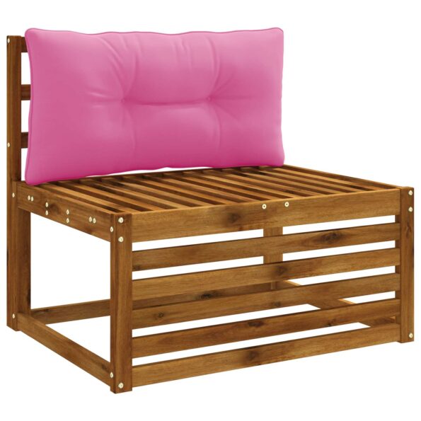vidaXL Vankúš na chrbát PUTTEN 100% polyester Ružová 70 x 40 x 10 cm – Obrázok 2