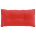 vidaXL Vankúš na chrbát PUTTEN 100% polyester Červená 70 x 40 x 10 cm – Obrázok 3