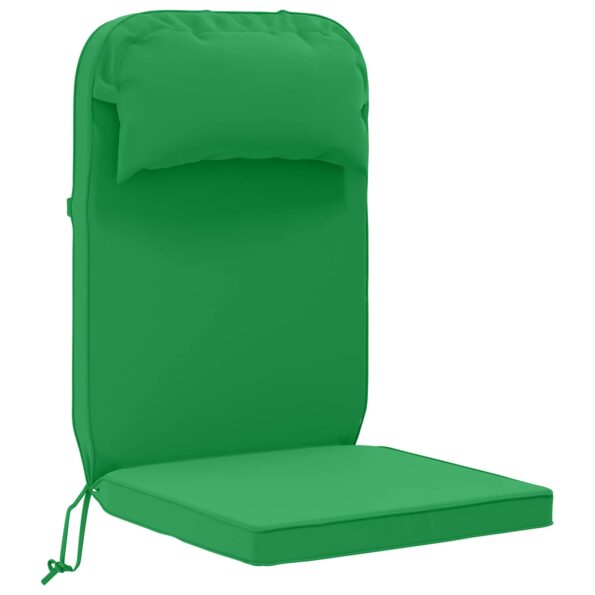 vidaXL Vankúš na slnečné ležadlo 100% polyester Zelená 55 x 124 x 5 cm – Obrázok 2