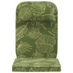 vidaXL Vankúš na slnečné ležadlo 100% polyester Design s listami – Obrázok 3