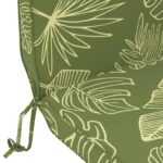 vidaXL Vankúš na slnečné ležadlo 100% polyester Design s listami – Obrázok 5