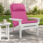 vidaXL Vankúš na slnečné ležadlo 100% polyester Ružová 55 x 124 x 5 cm – Obrázok 8