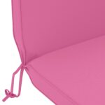 vidaXL Vankúš na slnečné ležadlo 100% polyester Ružová 55 x 124 x 5 cm – Obrázok 5