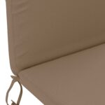 vidaXL Vankúš na slnečné ležadlo GEMERT 100% polyester Sivohnedá – Obrázok 5