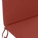 vidaXL Vankúš na slnečné ležadlo GEMERT 100% polyester Červená – Obrázok 5