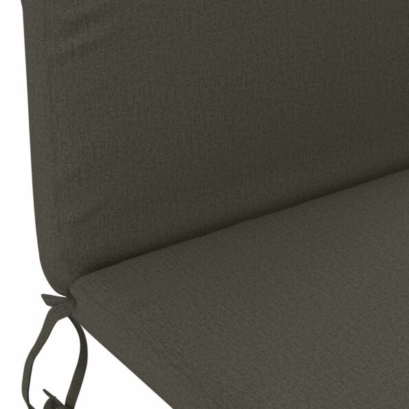vidaXL Vankúš na slnečné ležadlo GEMERT 100% polyester Antracitová – Obrázok 5