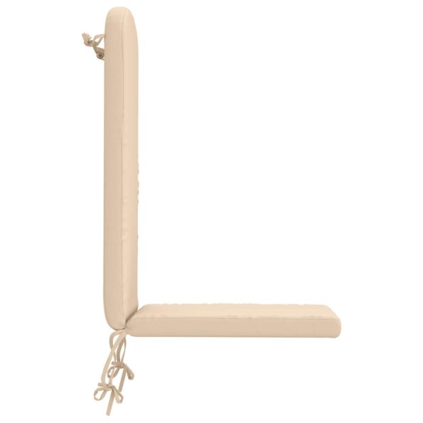 vidaXL Vankúš na slnečné ležadlo GEMERT 100% polyester Krémová – Obrázok 4