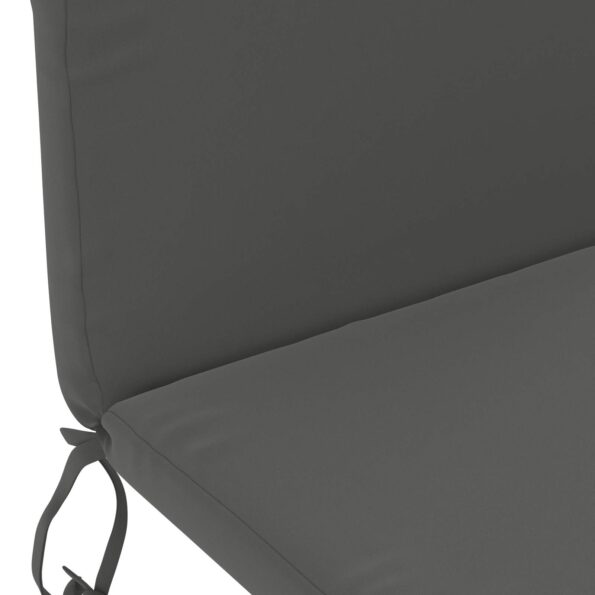 vidaXL Vankúš na slnečné ležadlo GEMERT 100% polyester Antracitová – Obrázok 5