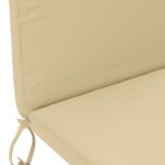 vidaXL Vankúš na slnečné ležadlo GEMERT 100% polyester Béžová – Obrázok 5