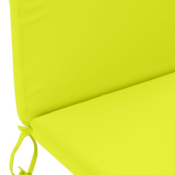 vidaXL Vankúš na slnečné ležadlo GEMERT 100% polyester Žiarivá zelená – Obrázok 6