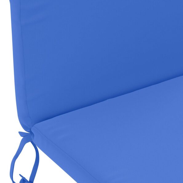 vidaXL Vankúš na slnečné ležadlo GEMERT 100% polyester Královská modrá – Obrázok 5