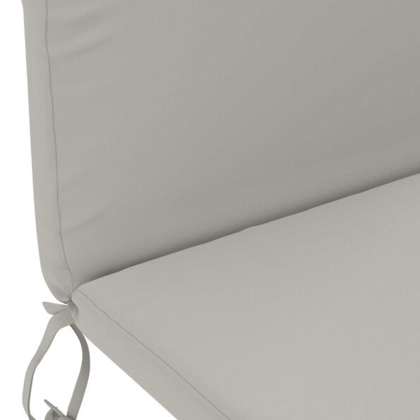 vidaXL Vankúš na slnečné ležadlo GEMERT 100% polyester Sivá – Obrázok 6