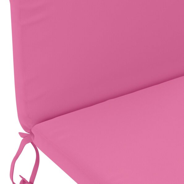 vidaXL Vankúš na slnečné ležadlo GEMERT 100% polyester Ružová – Obrázok 5