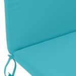 vidaXL Vankúš na slnečné ležadlo GEMERT 100% polyester Tyrkysová – Obrázok 5