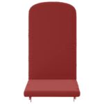 vidaXL Vankúš na slnečné ležadlo GEMERT 100% polyester Víno červené – Obrázok 3