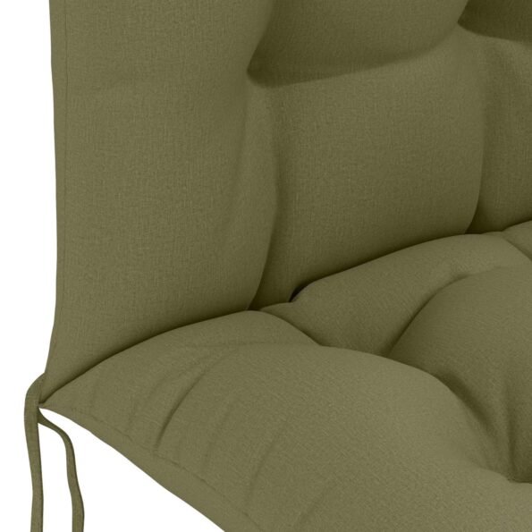 vidaXL Vankúš na slnečné ležadlo PUTTEN 100% polyester Olivovo zelená – Obrázok 5
