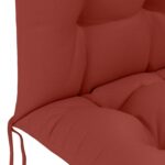 vidaXL Vankúš na slnečné ležadlo PUTTEN 100% polyester Červená – Obrázok 5