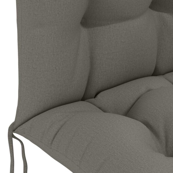vidaXL Vankúš na slnečné ležadlo PUTTEN 100% polyester Sivá – Obrázok 5