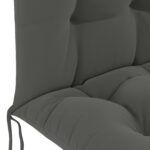 vidaXL Vankúš na slnečné ležadlo PUTTEN 100% polyester Antracitová – Obrázok 5