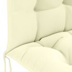 vidaXL Vankúš na slnečné ležadlo PUTTEN 100% polyester Krémová – Obrázok 5