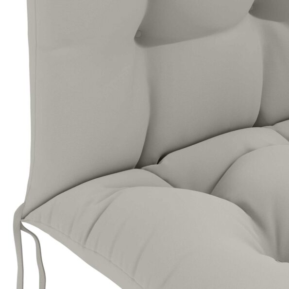 vidaXL Vankúš na slnečné ležadlo PUTTEN 100% polyester Sivá – Obrázok 5