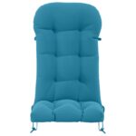 vidaXL Vankúš na slnečné ležadlo PUTTEN 100% polyester Svetlomodrá – Obrázok 3