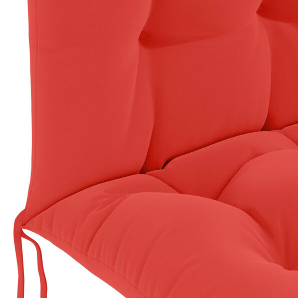 vidaXL Vankúš na slnečné ležadlo PUTTEN 100% polyester Červená – Obrázok 5