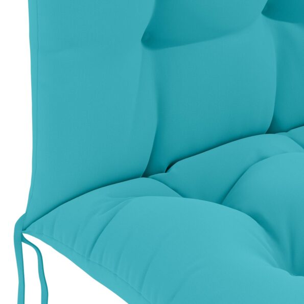 vidaXL Vankúš na slnečné ležadlo PUTTEN 100% polyester Tyrkysová – Obrázok 5