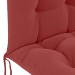 vidaXL Vankúš na slnečné ležadlo PUTTEN 100% polyester Víno červené – Obrázok 5