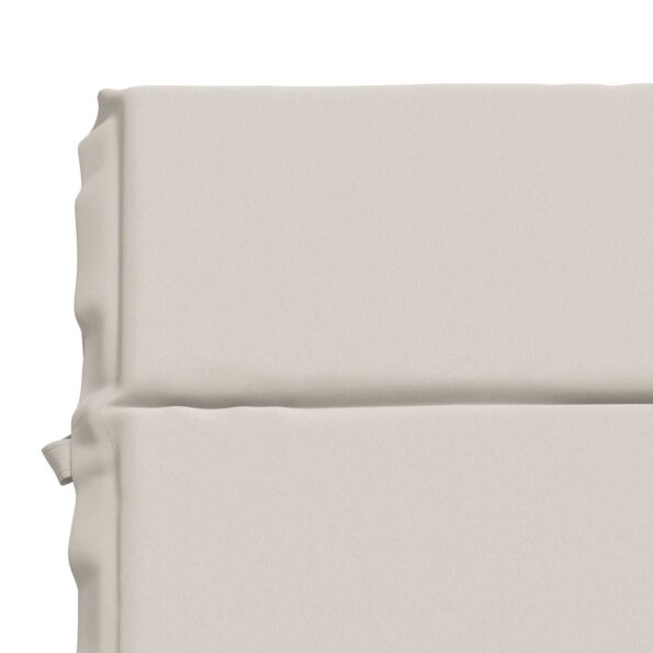 vidaXL Vankúš na ležadlo GEMERT 100% polyester Biela 200 x 50 x 3 cm – Obrázok 5