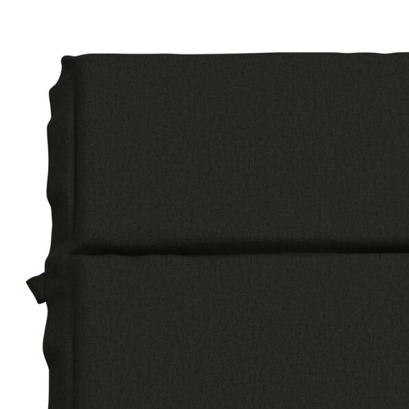 vidaXL Vankúš na ležadlo GEMERT 100% polyester Čierna 200 x 50 x 3 cm – Obrázok 5