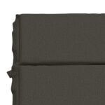 vidaXL Vankúš na ležadlo GEMERT 100% polyester Antracitová – Obrázok 5