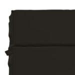 vidaXL Vankúš na ležadlo GEMERT 100% polyester Čierna 200 x 50 x 3 cm – Obrázok 5