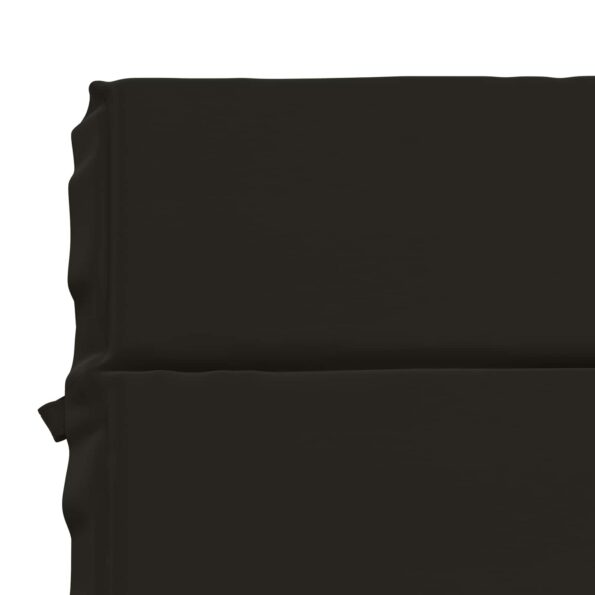 vidaXL Vankúš na ležadlo GEMERT 100% polyester Čierna 200 x 50 x 3 cm – Obrázok 5