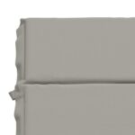 vidaXL Vankúš na ležadlo GEMERT 100% polyester Sivá 200 x 50 x 3 cm – Obrázok 5