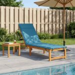 vidaXL Vankúš na ležadlo GEMERT 100% polyester Svetlomodrá – Obrázok 8