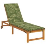 vidaXL Vankúš na ležadlo GEMERT 100% polyester Design s listami – Obrázok 2