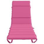 vidaXL Vankúš na ležadlo GEMERT 100% polyester Ružová 200 x 50 x 3 cm – Obrázok 3