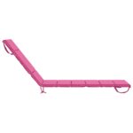 vidaXL Vankúš na ležadlo GEMERT 100% polyester Ružová 200 x 50 x 3 cm – Obrázok 4