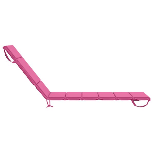 vidaXL Vankúš na ležadlo GEMERT 100% polyester Ružová 200 x 50 x 3 cm – Obrázok 4