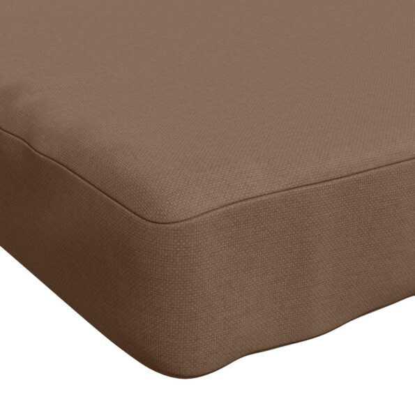 vidaXL 1-dielna poduška na lavicu VUGHT 100% polyester Sivohnedá – Obrázok 7