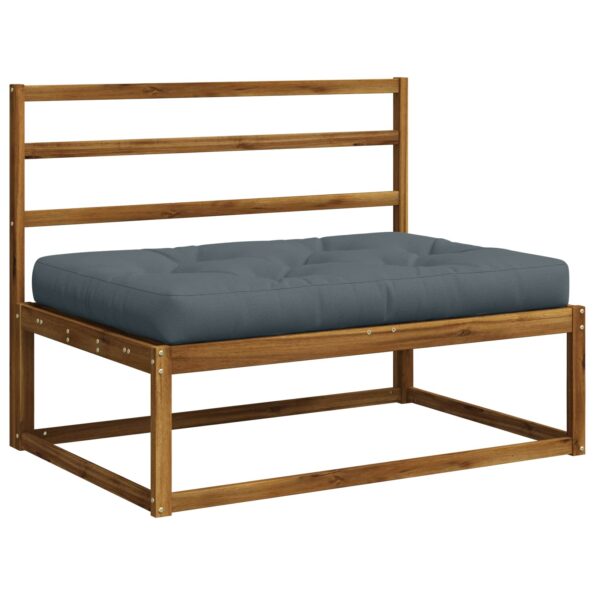 vidaXL Vankúš na paletu VIANEN 100% polyester Modrá 120 x 80 x 12 cm – Obrázok 3